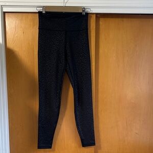 Muscle Republic Black Leopard Print Leggings